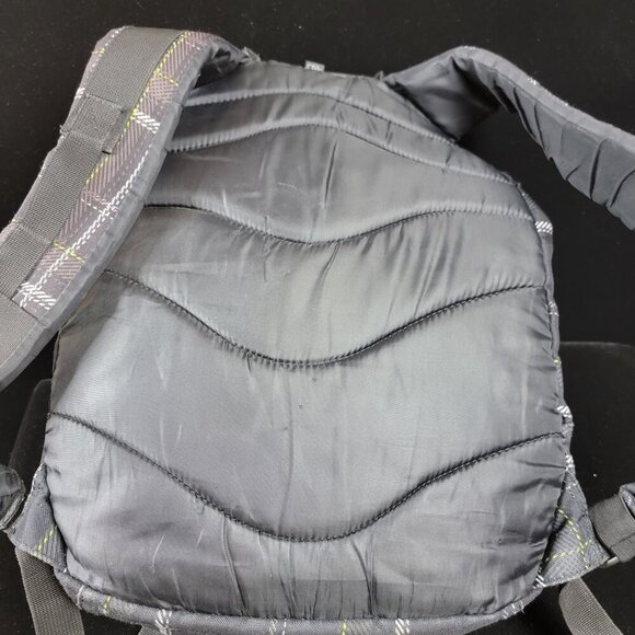 🖤 Oakley Plaid Gray & Yellow Grid Backpack – Functional, Rugged Style - Picture 4 of 10